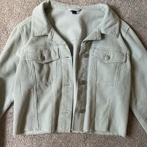 Kids XL (14-16) Art Class Mint Corduroy Jacket